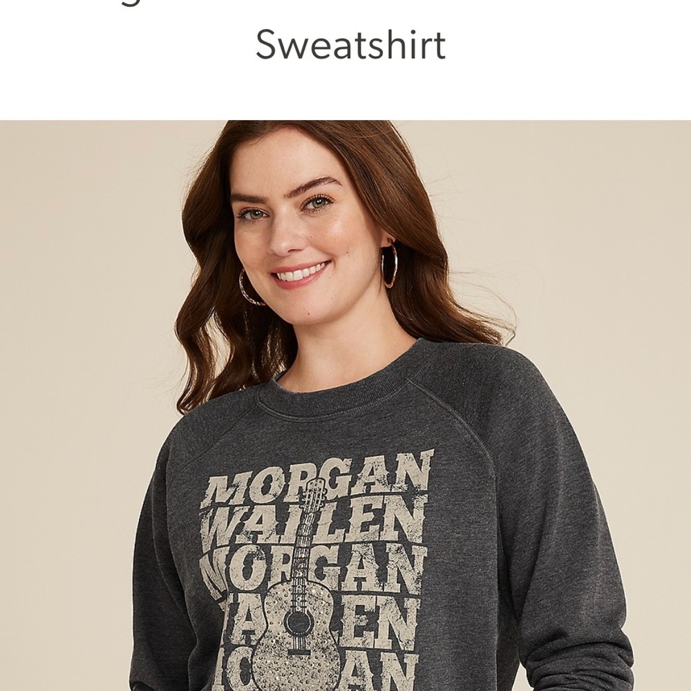 Maurices Charcoal Gray Sweatshirt